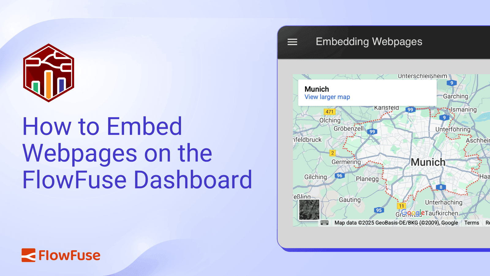 Image representing How to Embed Webpages on the FlowFuse Dashboard