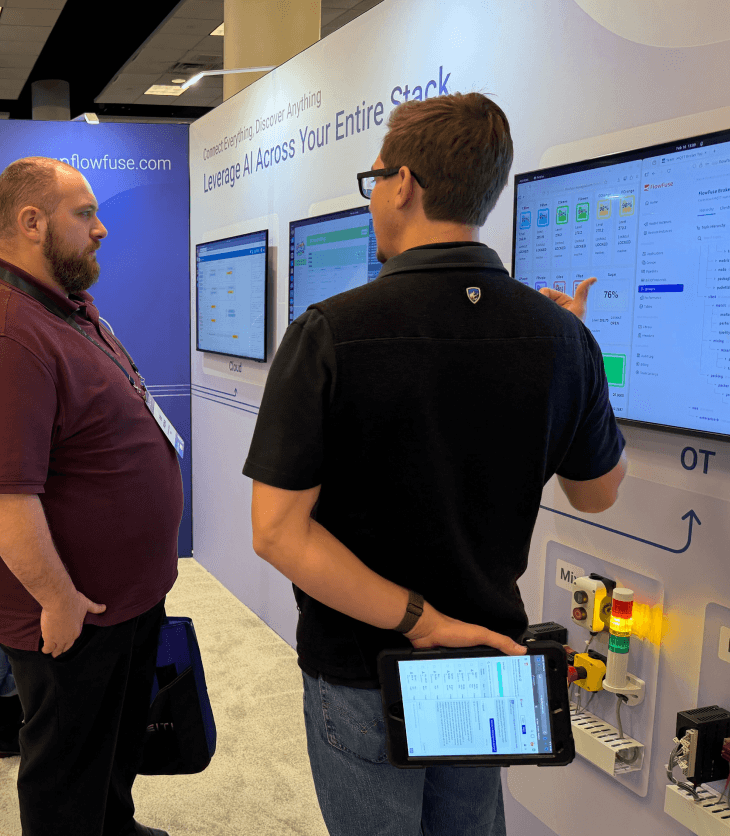 Image of people attending the FlowFuse demo.